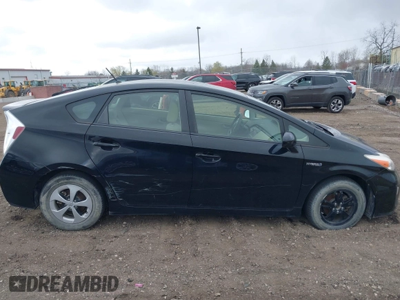 2013 Toyota Prius One with VIN JTDKN3DU9D5555689, listed as a IAAI auction lot 42041510 with 116,597 mi miles. Bid and sale history available at carsss.com. Image 13.