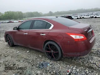 2011 Nissan Maxima SV with VIN 1N4AA5AP0BC801402, listed as a Copart auction lot 51287515 with 191,468 mi miles and Salvage Title. Bid and sale history available at DreamBid. Image 2.
