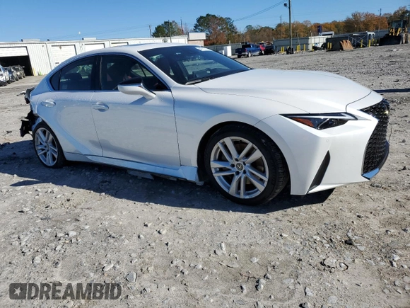 2024 Lexus IS 300 with VIN JTHCA1D24R5131944, listed as a Copart auction lot 84717014 with 4,561 mi miles and Salvage title. Bid and sale history available at DreamBid. Image 4.