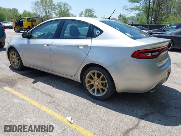 2013 Dodge Dart SXT with VIN 1C3CDFBAXDD289370, listed as a IAAI auction lot 42073183 with 109,393 mi miles. Bid and sale history available at carsss.com. Image 3.