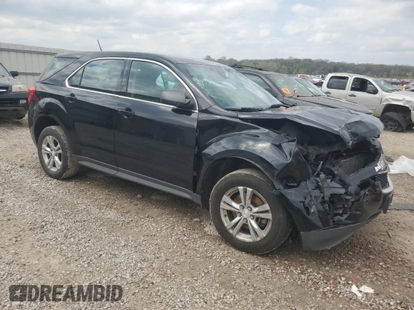 2014 Chevrolet Equinox LS with VIN 2GNFLEEK0E6140595, listed as a Copart auction lot 53649205 with 156,110 mi miles and Salvage Title. Bid and sale history available at DreamBid. Image 4.