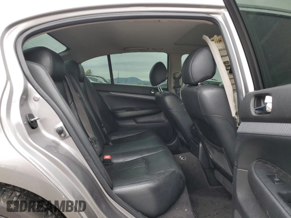 2007 Infiniti G35 Sedan G35x with VIN JNKBV61F37M810207, listed as a Copart auction lot 47634545 with 238,387 mi miles and Salvage Title. Bid and sale history available at carsss.com. Image 10.