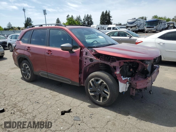 2025 Subaru Forester Limited z VIN JF2SLDRC0SH489669, wystawiony jako Copart lot #55122905 z przebiegiem 5 475 mil mil oraz Szkoda całkowita • Salvage title. Historia ofert i sprzedaży dostępna na DreamBid. Obrazek 4.
