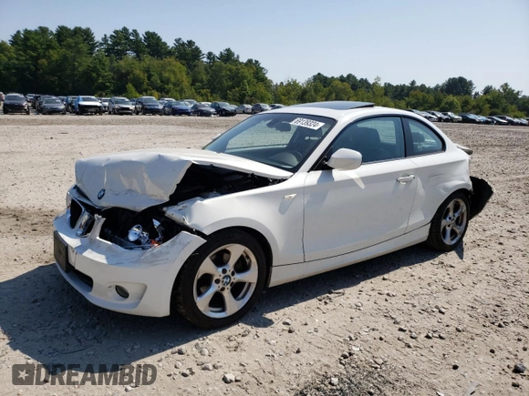 2012 BMW 1 Series 128i with VIN WBAUP9C52CVF46539, listed as a Copart auction lot 69139324 with 141,667 mi miles and Clean title. Bid and sale history available at DreamBid. Image 1.