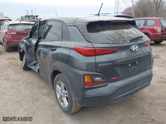 2020 Hyundai Kona SE with VIN KM8K1CAA5LU417461, listed as a IAAI auction lot 41724574 with 63,794 mi miles. Bid and sale history available at carsss.com. Image 3.