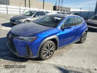 2021 Lexus UX with VIN JTHE9JBH4M2039025, listed as a Copart auction lot 41809335 with 58,569 mi miles and Salvage Title. Bid and sale history available at carsss.com. Image 1.