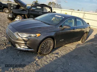 2018 Ford Fusion Hybrid Titanium with VIN 3FA6P0RUXJR210415, listed as a Copart auction lot 41466883 with 43,451 mi miles. Bid and sale history available at carsss.com. Image 1.
