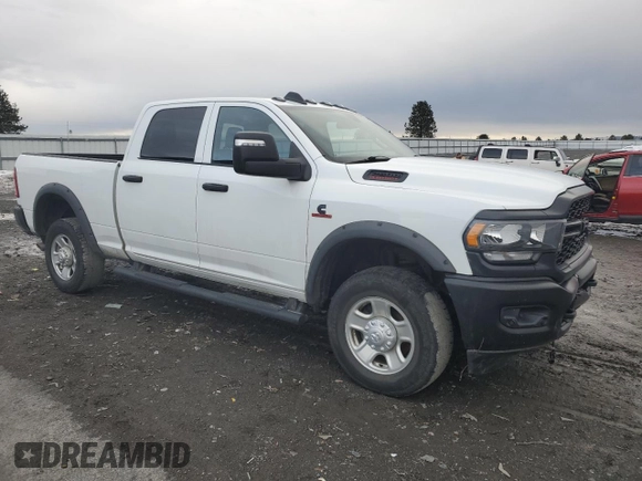 2023 Ram 2500 Tradesman with VIN 3C6UR5CL3PG582280, listed as a Copart auction lot 45697725 with 47,133 mi miles and Salvage title. Bid and sale history available at DreamBid. Image 4.