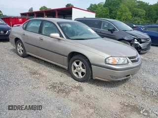 2003 Chevrolet Impala LS z VIN 2G1WH52K439397584, wystawiony jako IAAI lot #42301755 z przebiegiem 138 604 mil mil oraz . Historia ofert i sprzedaży dostępna na DreamBid. Obrazek 1.