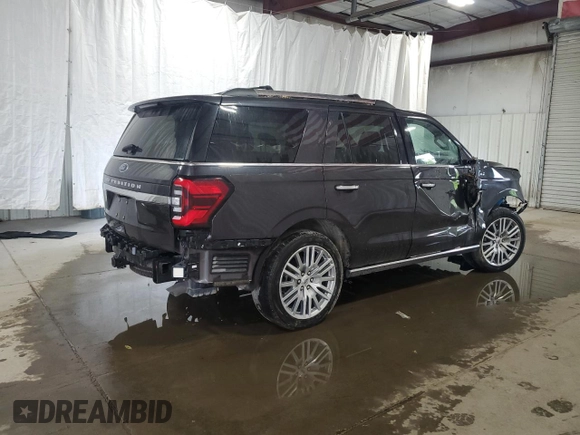 2024 Ford Expedition Limited z VIN 1FMJU2A82REA40908, wystawiony jako Copart lot #66511765 z przebiegiem 30 055 mil mil oraz Czysty tytuł • Clean title. Historia ofert i sprzedaży dostępna na DreamBid. Obrazek 3.