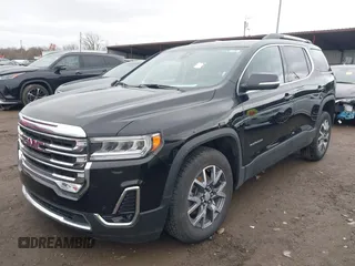 2023 GMC Acadia SLT with VIN 1GKKNML45PZ185835, listed as a IAAI auction lot 41843865 with 43,546 mi miles and . Bid and sale history available at carsss.com. Image 2.