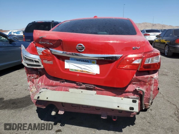 2018 Nissan Sentra SV with VIN 3N1AB7AP4JL618206, listed as a Copart auction lot 51290705 with 91,403 mi miles and Salvage Title. Bid and sale history available at DreamBid. Image 6.