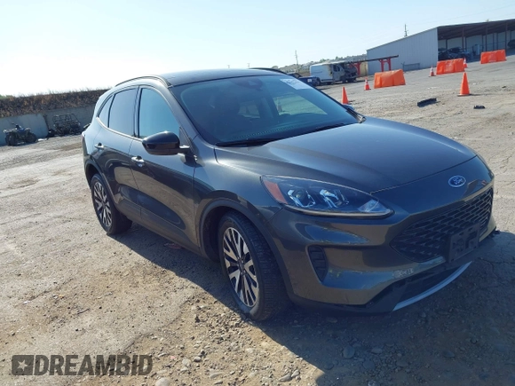 2020 Ford Escape SE Sport Hybrid with VIN 1FMCU0BZ3LUC49186, listed as a IAAI auction lot 42367825 with 28,362 mi miles and . Bid and sale history available at DreamBid. Image 1.