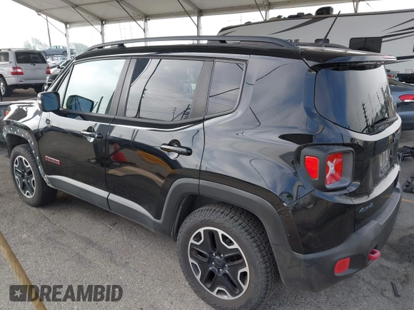 2016 Jeep Renegade Trailhawk z VIN ZACCJBCT0GPD76536, wystawiony jako IAAI lot #42341470 z przebiegiem 158 091 mil mil oraz . Historia ofert i sprzedaży dostępna na DreamBid. Obrazek 3.