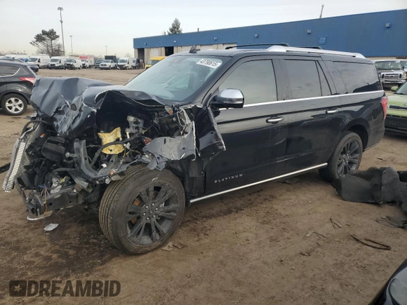 2020 Ford Expedition Max Platinum с VIN 1FMJK1MT5LEA95117, выставлен на аукционе Copart как лот 43790615 с пробегом Не указан миль и На запчасти • Non repairable. История ставок и продаж доступна на DreamBid. Изображение 1.