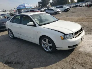 2004 Audi A4 1.8T with VIN WAUJC68E44A251969, listed as a Copart auction lot 83462074 with 75,854 mi miles and Salvage Title. Bid and sale history available at carsss.com. Image 4.