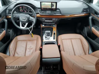 2022 Audi Q5 S line Premium Plus with VIN WA1EAAFY2N2077996, listed as a Copart auction lot 59636295 with 41,587 mi miles and Salvage title. Bid and sale history available at DreamBid. Image 8.