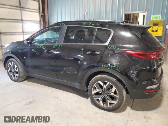 2020 Kia Sportage EX with VIN KNDPNCAC7L7631897, listed as a Copart auction lot 55474655 with 114,403 mi miles and Salvage title. Bid and sale history available at DreamBid. Image 2.