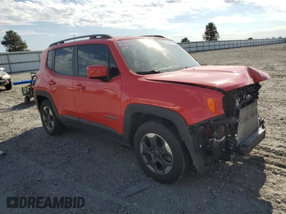 2018 Jeep Renegade Latitude z VIN ZACCJABHXJPH64372, wystawiony jako Copart lot #73041644 z przebiegiem 48 366 mil mil oraz Szkoda całkowita • Salvage title. Historia ofert i sprzedaży dostępna na DreamBid. Obrazek 4.