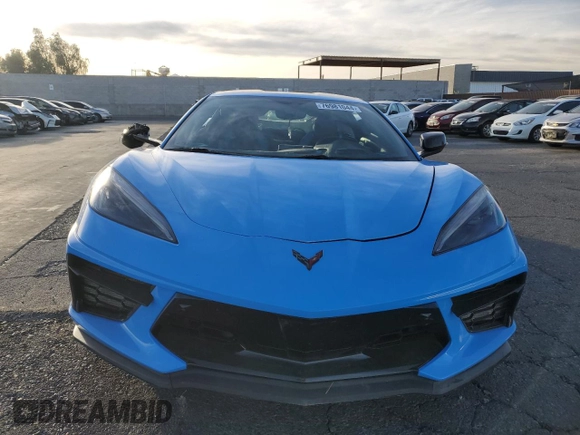 2021 Chevrolet Corvette 3LT with VIN 1G1YC2D45M5118887, listed as a Copart auction lot 76981044 with 0 mi miles and Salvage Title. Bid and sale history available at carsss.com. Image 5.