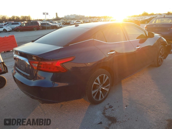 2017 Nissan Maxima SV with VIN 1N4AA6AP2HC360242, listed as a IAAI auction lot 41026077 with 149,597 mi miles and . Bid and sale history available at DreamBid. Image 4.
