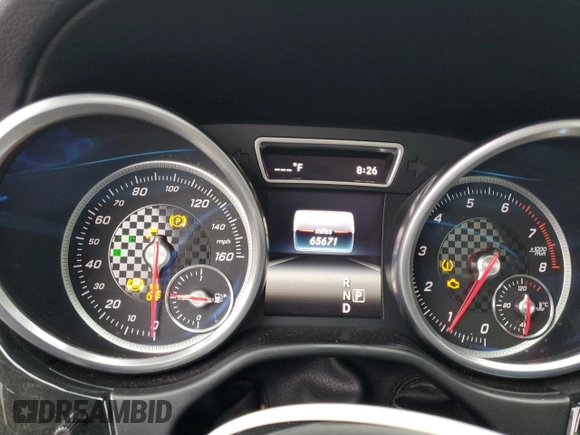 2016 Mercedes-Benz GLE 450 AMG with VIN 4JGED6EB7GA023492, listed as a Copart auction lot 53507835 with 65,671 mi miles and Salvage title. Bid and sale history available at DreamBid. Image 9.