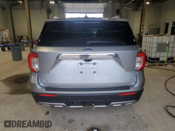 2022 Ford Explorer XLT with VIN 1FMSK8DH4NGB25448, listed as a Copart auction lot 53880595 with 61,705 mi miles and Salvage Title. Bid and sale history available at DreamBid. Image 6.