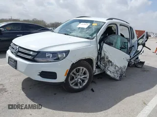2016 Volkswagen Tiguan S with VIN WVGBV7AX5GW600479, listed as a IAAI auction lot 41828028 with 131,910 mi miles and . Bid and sale history available at DreamBid. Image 18.