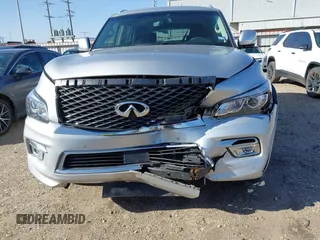 2017 Infiniti QX80 z VIN JN8AZ2NE5H9159392, wystawiony jako IAAI lot #41666185 z przebiegiem 42 482 mil mil oraz . Historia ofert i sprzedaży dostępna na DreamBid. Obrazek 6.