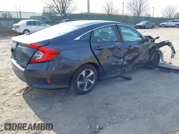 2020 Honda Civic LX z VIN 2HGFC2F61LH570034, wystawiony jako IAAI lot #41784357 z przebiegiem Nie podano mil oraz . Historia ofert i sprzedaży dostępna na DreamBid. Obrazek 4.
