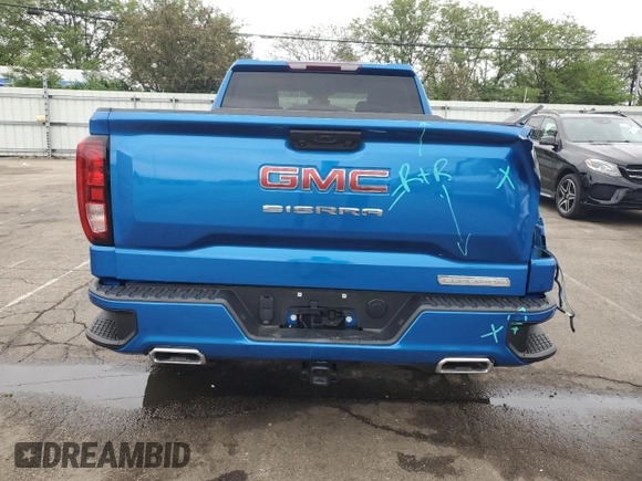 2023 GMC Sierra 1500 z VIN 1GTVUCE83PZ325290, wystawiony jako Copart lot #58227585 z przebiegiem 12 954 mil mil oraz Szkoda całkowita • Salvage title. Historia ofert i sprzedaży dostępna na DreamBid. Obrazek 6.