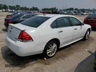 2016 Chevrolet Impala LTZ z VIN 2G1WC5E31G1136114, wystawiony jako Copart lot #59866475 z przebiegiem 121 320 mil mil oraz Szkoda całkowita • Salvage title. Historia ofert i sprzedaży dostępna na DreamBid. Obrazek 3.