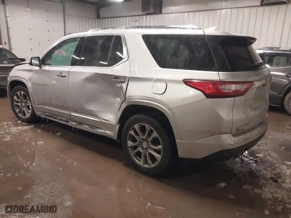 2019 Chevrolet Traverse Premier with VIN 1GNEVKKWXKJ218066, listed as a IAAI auction lot 41612992 with 87,015 mi miles. Bid and sale history available at carsss.com. Image 3.