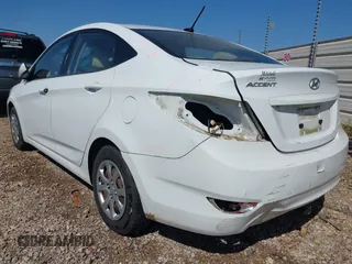 2012 Hyundai Accent GLS with VIN KMHCT4AE9CU254224, listed as a IAAI auction lot 41964055 with 86,501 mi miles. Bid and sale history available at carsss.com. Image 3.