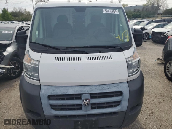 2016 Ram ProMaster Cargo with VIN 3C6TRVAG8GE112811, listed as a Copart auction lot 50235904 with Not Provided miles and Salvage Title. Bid and sale history available at DreamBid. Image 5.