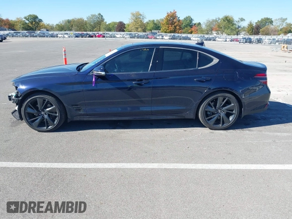 2023 Genesis G70 2.0T z VIN KMTG34TA7PU111215, wystawiony jako IAAI lot #40628348 z przebiegiem 25 146 mil mil oraz . Historia ofert i sprzedaży dostępna na DreamBid. Obrazek 15.