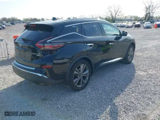 2019 Nissan Murano S with VIN 5N1AZ2MS9KN108331, listed as a IAAI auction lot 41946820 with 52,983 mi miles. Bid and sale history available at carsss.com. Image 4.