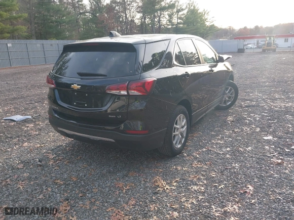 2023 Chevrolet Equinox LT with VIN 3GNAXUEG3PL241259, listed as a IAAI auction lot 40833921 with 34,057 mi miles. Bid and sale history available at carsss.com. Image 4.