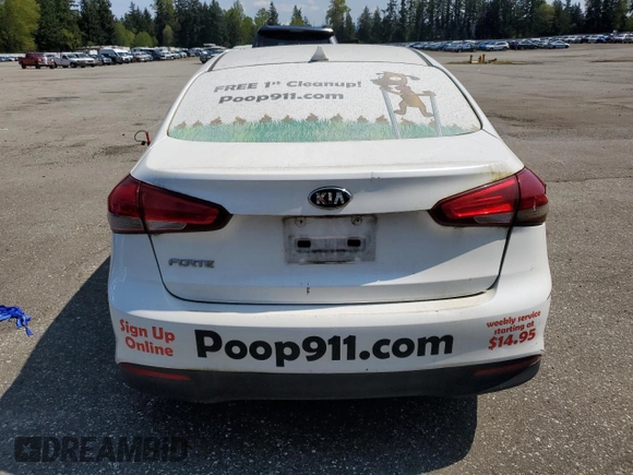 2018 Kia Forte LX with VIN 3KPFL4A72JE247887, listed as a Copart auction lot 54232275 with 194,088 mi miles and Clean Title. Bid and sale history available at carsss.com. Image 6.