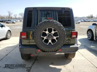 2020 Jeep Wrangler Unlimited Rubicon z VIN 1C4HJXFG9LW329455, wystawiony jako Copart lot #47429375 z przebiegiem 57 629 mil mil oraz Szkoda całkowita • Salvage title. Historia ofert i sprzedaży dostępna na DreamBid. Obrazek 6.