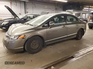 2008 Honda Civic LX with VIN 1HGFA165X8L023247, listed as a Copart auction lot 84941494 with 109,273 mi miles and Salvage Title. Bid and sale history available at DreamBid. Image 1.