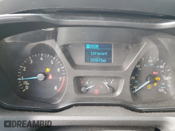 2018 Ford Transit with VIN 1FTYR1ZM1JKA58709, listed as a Copart auction lot 57285645 with 222,673 mi miles and Salvage title. Bid and sale history available at DreamBid. Image 9.