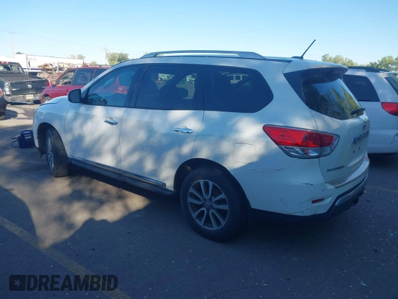 2014 Nissan Pathfinder SL z VIN 5N1AR2MM7EC687692, wystawiony jako IAAI lot #42213759 z przebiegiem 175 209 mil mil oraz . Historia ofert i sprzedaży dostępna na DreamBid. Obrazek 3.