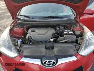 2012 Hyundai Veloster w/Gray Int with VIN KMHTC6AD6CU077585, listed as a Copart auction lot 84170474 with 101,723 mi miles and Salvage title. Bid and sale history available at DreamBid. Image 12.