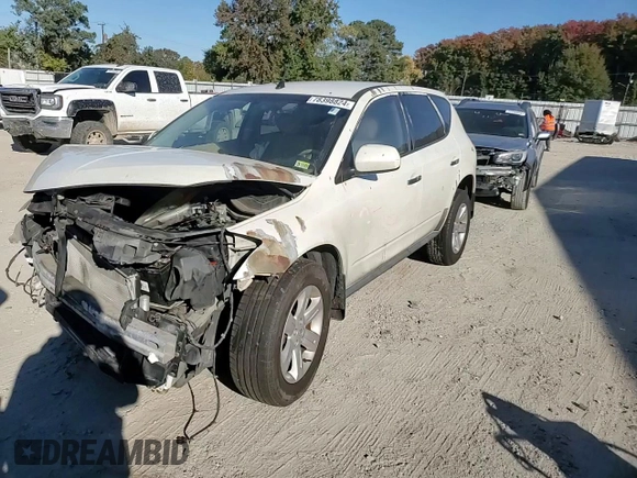 2006 Nissan Murano S with VIN JN8AZ08TX6W415345, listed as a Copart auction lot 78398824 with 240,480 mi miles and Salvage title. Bid and sale history available at DreamBid. Image 12.