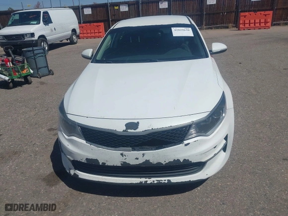 2016 Kia Optima LX with VIN 5XXGT4L37GG043391, listed as a IAAI auction lot 42029630 with 108,511 mi miles. Bid and sale history available at carsss.com. Image 12.