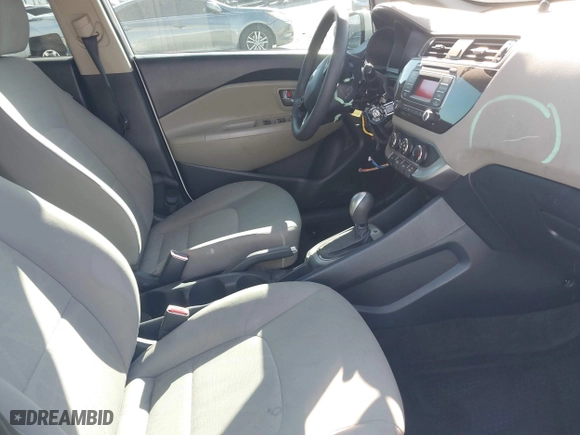 2016 Kia Rio LX with VIN KNADM5A35G6621542, listed as a IAAI auction lot 41862287 with 118,247 mi miles. Bid and sale history available at carsss.com. Image 5.