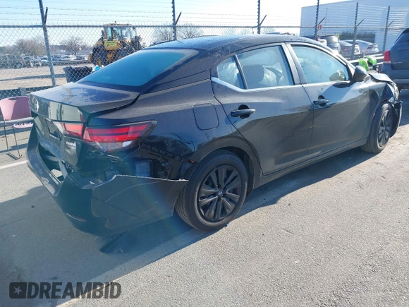2023 Nissan Sentra S with VIN 3N1AB8BV1PY308058, listed as a IAAI auction lot 41639633 with 9,397 mi miles and . Bid and sale history available at DreamBid. Image 4.