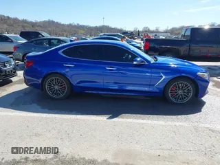 2019 Genesis G70 Advanced with VIN KMTG54LE7KU030592, listed as a IAAI auction lot 41798773 with 81,271 mi miles and . Bid and sale history available at DreamBid. Image 13.