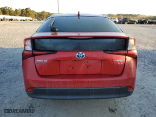 2021 Toyota Prius L Eco with VIN JTDKAMFU2M3127974, listed as a Copart auction lot 76284914 with 25,571 mi miles and Salvage Title. Bid and sale history available at carsss.com. Image 6.